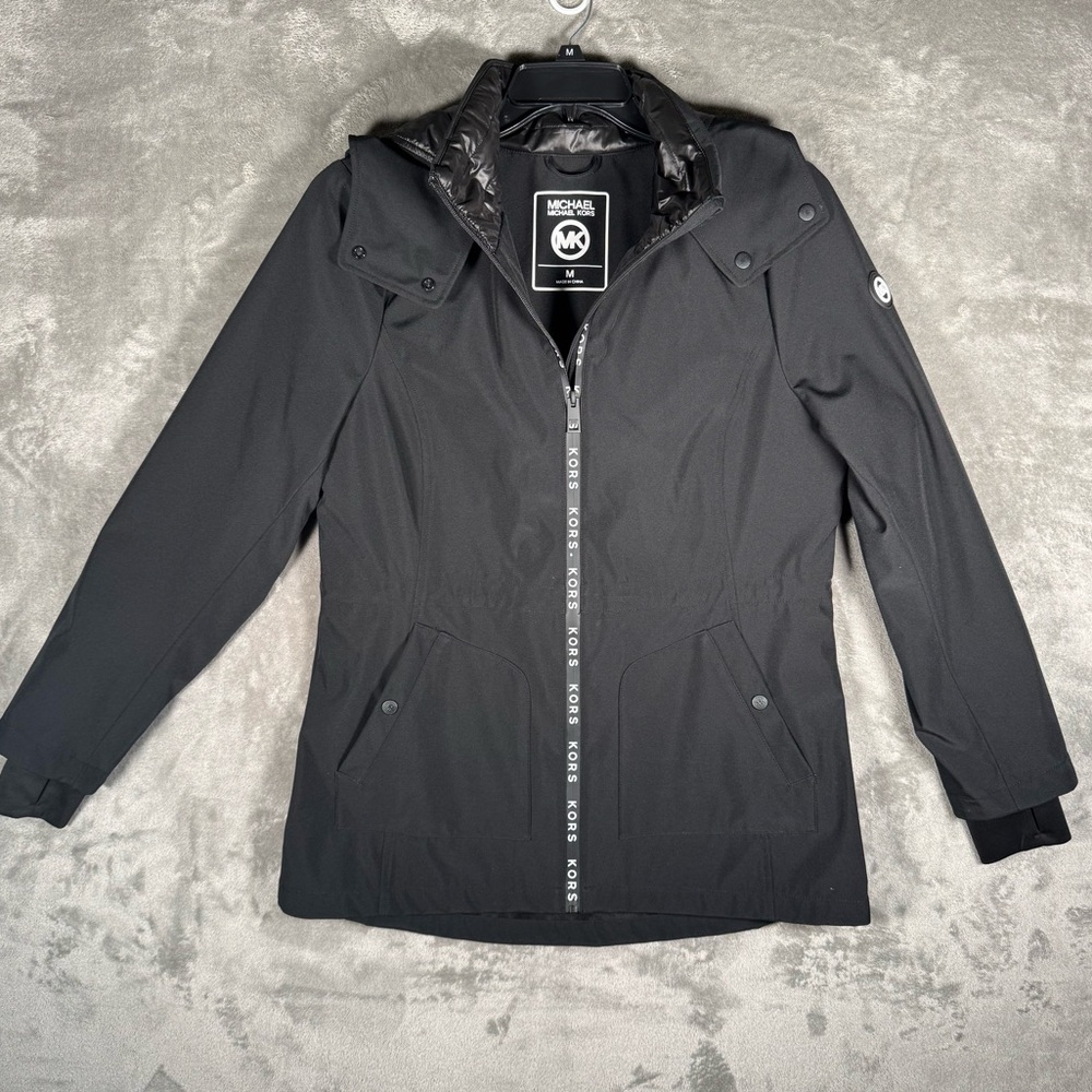 Michael Kors Black Anorak Jacket, Medium, NWOT